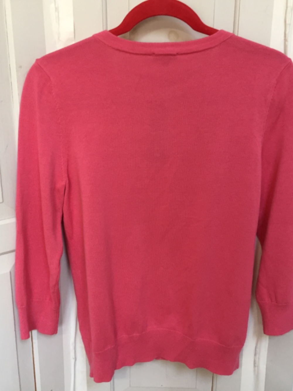 Talbots Pink Button-Up Knit Cardigan - Picture 13 of 15